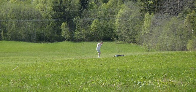 Dags att pröva sina svingar. Kramfors golfklubb?/ Time to test your swings. Kramfors Golf Club?