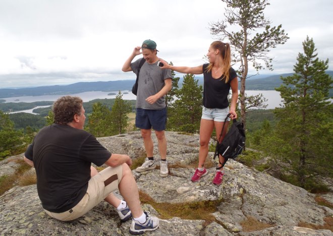 Äntligen uppe!Up at last!