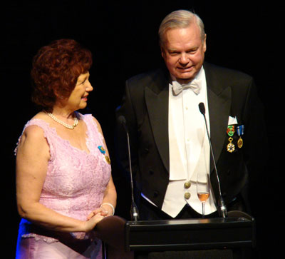 Christina Möller & Carl Jan Granqvist presenterade måltiden/presented the meal.