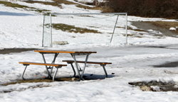 Fotbollsplanen./The football arena.