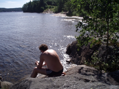 Nya klippan./The new cliff.