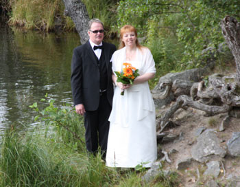 Skogsbröllop./Forest wedding.