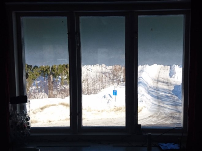 All isen på väg ner.