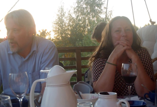 Janne & Jenny och en skymt av Emrik.