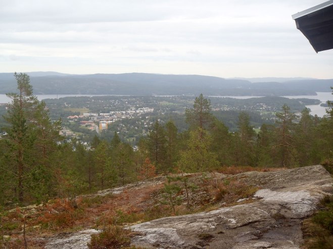 Kramfors vid våra fötter. Kramfors at our feet.