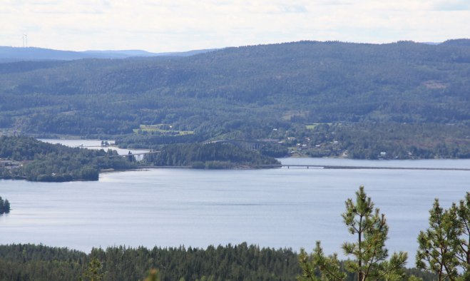 Utsikt med Sandöbron