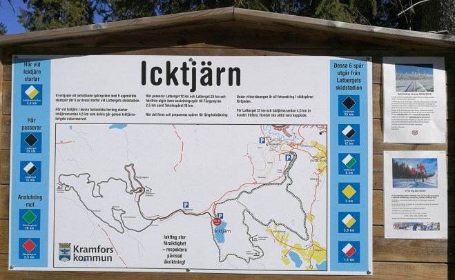 Informationsskylt Icktjärn.