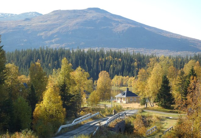 Broarna över ån Enan.