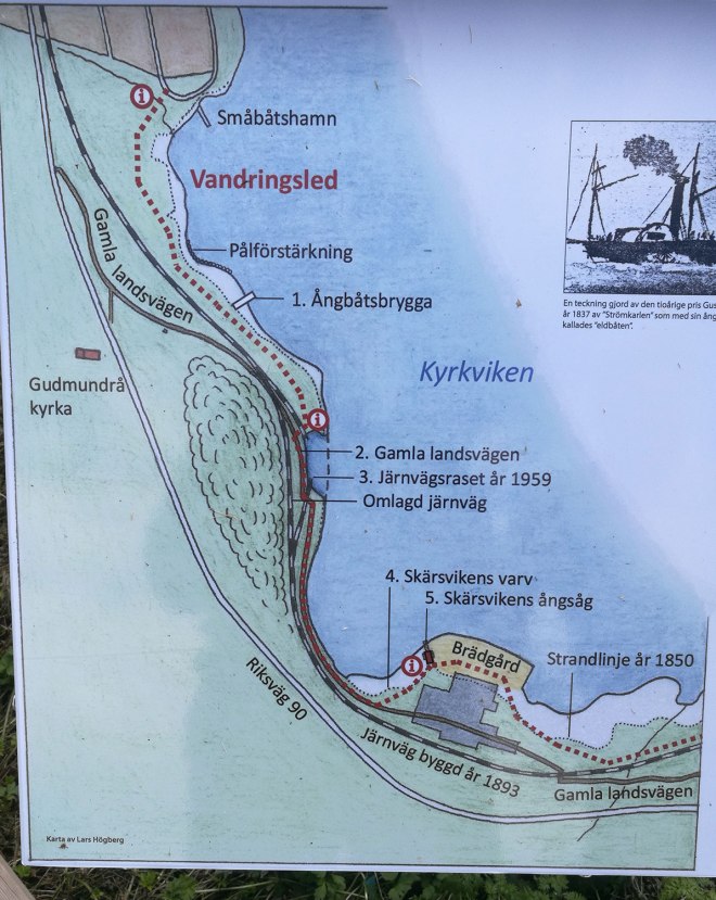 Skylt som beskriver Kyrkviken