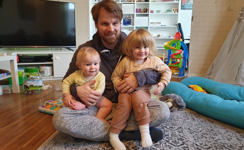 På besök hos barnbarn i Tyresö/Visiting grandchildren in&nbsp;Tyresö