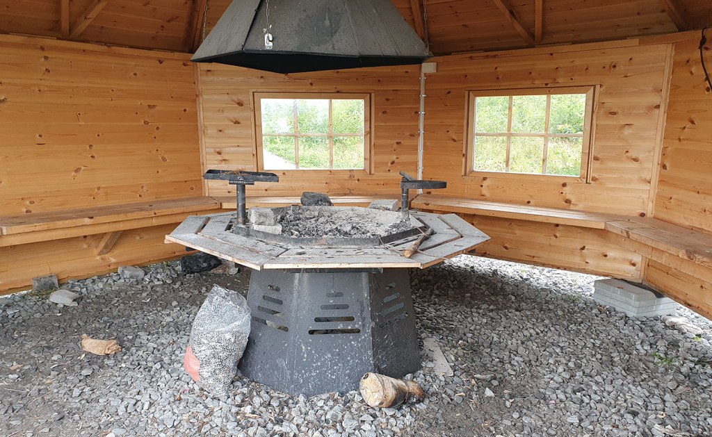 Värmestuga interiör